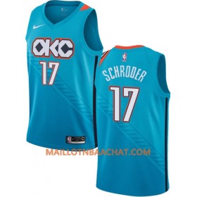 Maillot NBA Oklahoma City Thunder Steven Adams 17 2018-19 Nike City Edition Bleu Swingman - Homme
